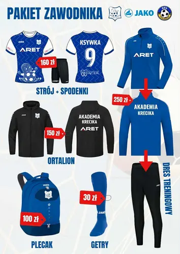 AKADEMIA KRECIKA - Pakiet zawodnika